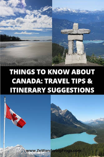 Things to Know about Canada: Travel Tips & Itinerary Suggestions // Canada Collage