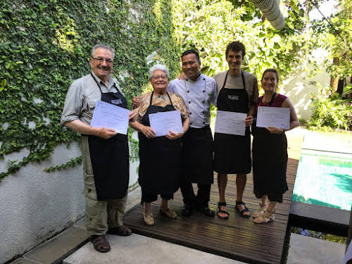 Indonesia. Bali Cooking Class. Certified from our Balinese cooking class with Chef Mandge