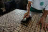 Indonesia. Crafts . Batik Stamping Close-Up