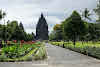Indonesia. Yogyarkarta Pramantan Temple. Garden entrance