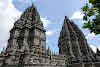 Indonesia. Yogyarkarta Pramantan Temple. Two main temples