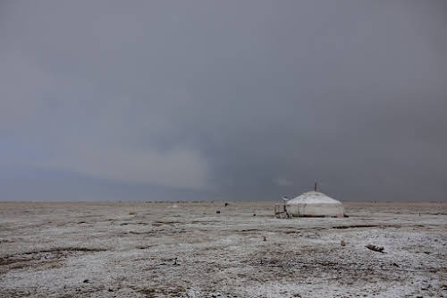 Arriving at Baigan's ger