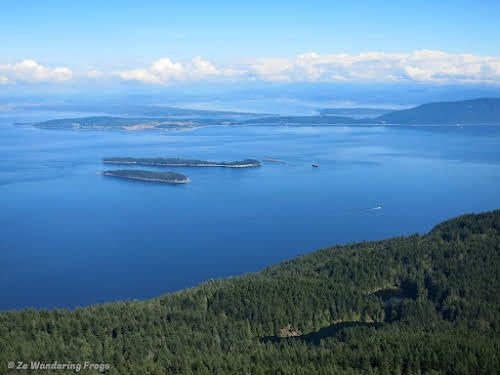 San Juan Islands Things to Do and Itinerary during your Washington State trip // View from Mount Constitution, Orcas Island